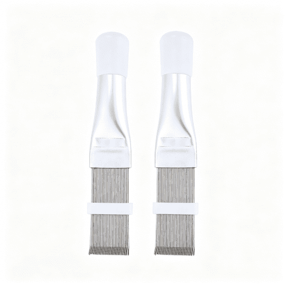 EXLEAF Air Conditioner Fin Comb Ac Condenser Fin Straightener Cleaner Evaporator Radiator Fin Cleaning Tool Pack of 2
