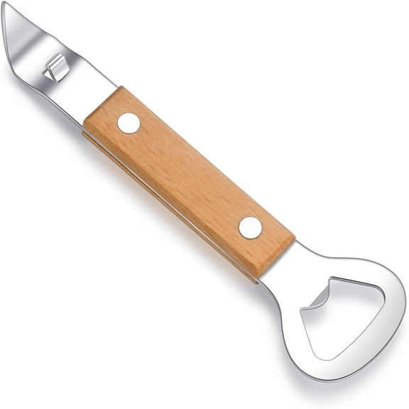 EXLEAF Can Punch Bottle Opener,Manual Stainless Steel Can Opener 1 Pack