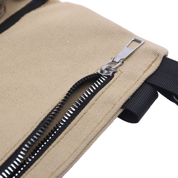 EXLEAF Canvas Tool Organizer Roll Up Wrench Storage Pouch