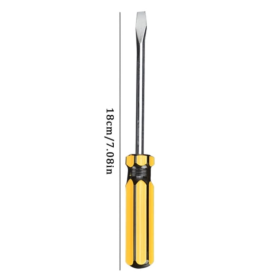 EXLEAF Carbon Steel Phillips Screwdriver Screwdriver Hardware Tools Pvc Handle Driver Metric Single Use Steel Flathead Screwdriver