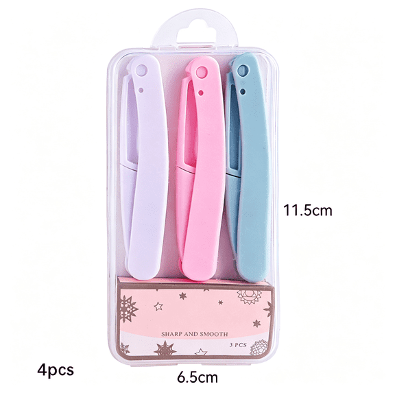 EXLEAF Dermaplane Razor for Women Face Shaver 12Pcsportable Foldable Face Razors for Women&Men Exfoliatdermaplantool for Face Razor&Eyebrow Razor Trimmer Eyebrow Shaver Facial Hair Removal