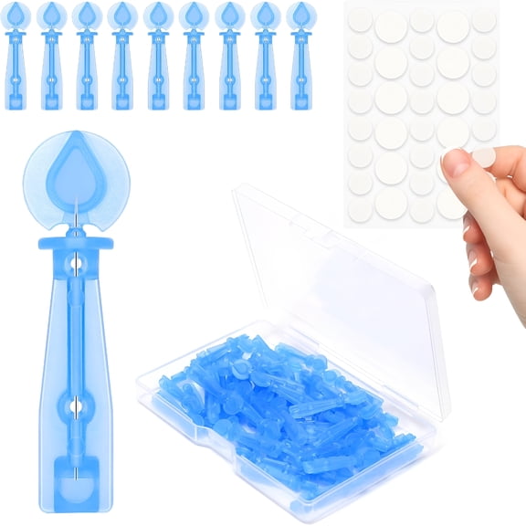 EXLEAF Disposable Blackhead and Blemish Remover Tools for Acne,Whitehead,Comedone Removal-Pimple Popper Set (50Pcs)