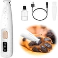 thumbnail image 1 of EXLEAF Dog Paw Trimmer, 18mm-Blade Electric Dog Clippers for Grooming, Waterproof Pet Micro Precision Trimmer, Rechargeable Hair Shaver for Paws, Ears, Face, Rump, and Eyes, 1 of 7