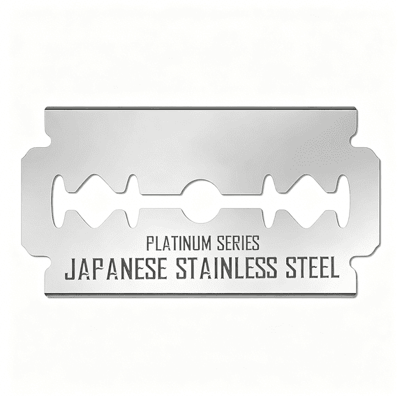 EXLEAF Double Edge Razor Blades-Men'S Safety for Shaving Platinum Japanese Stainless Steel a Smooth,Precise and Clean Shave-50 Count