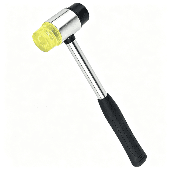 EXLEAF Double-Faced Rubber Mallet Hammer,Small Rubber Mallet Hammer,Jewelry Hammers,Lightweight Non-Slip Handle,Durable Scratch-Free Tool for Jewelry,Leather,Tile,Flooring&Diy
