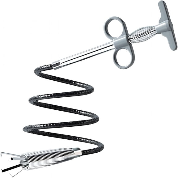 EXLEAF Drain Clog Remover Tool,78-Inch Sink Snake Cleaner Drain Auger Sewer Toilet Dredge