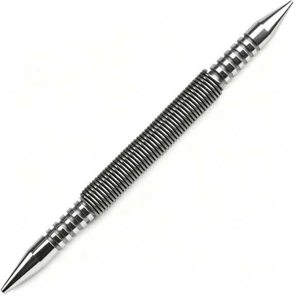 EXLEAF Dual Head Nail Setter,1/32" & 1/16",Double Ended | Spring Loaded,Hammerless Nail Punch Tool,3500 Psi Striking Force,Counter Punch Spring Loaded Nail Punch