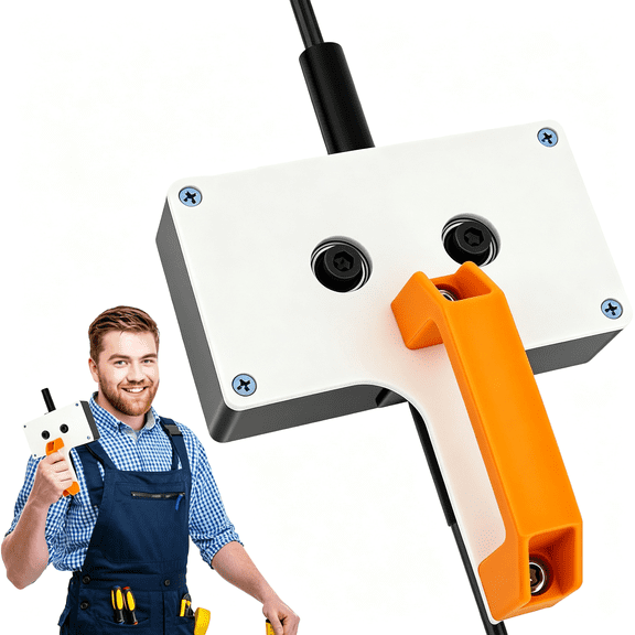 EXLEAF Electrician Wire Puller Cable Pulling Tool with Hex Shank for Conduit Wire,Fishing Tool for Wall Fits Up to 0.3"Cable for Electrical Installation,Threading Machine,Industrial Use