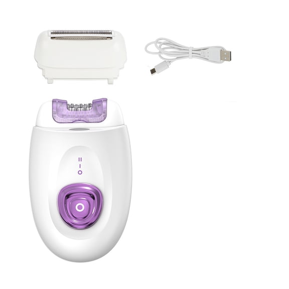 EXLEAF Epilator,Epilators Hair Removal for Women,2 in 1 Hair Removal Device with Led Light & Usb Rechargeable,Electric Shaver for Legs,Underarms,Bikini and Full Body
