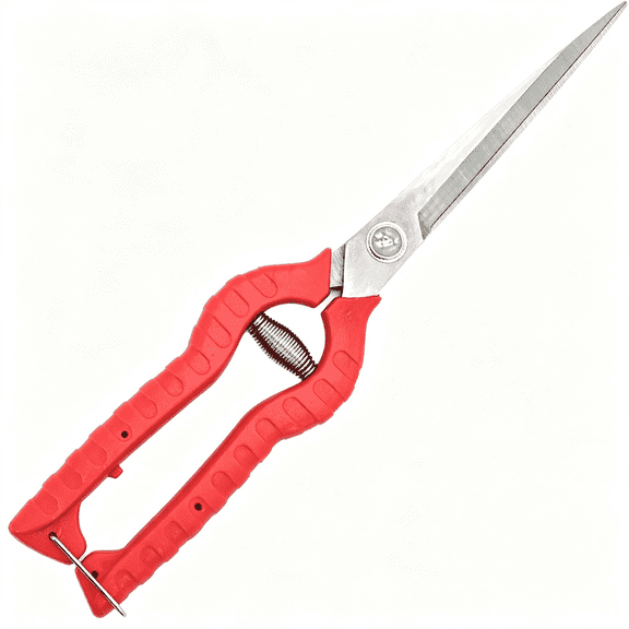 EXLEAF Extra Long Garden Scissor,Stainless Steel Pruning Shears,Bonsai Plant Trimming Scissors for Thorny Roses Plant Flowers Harvesting Herbs Fruits Or Vegetables