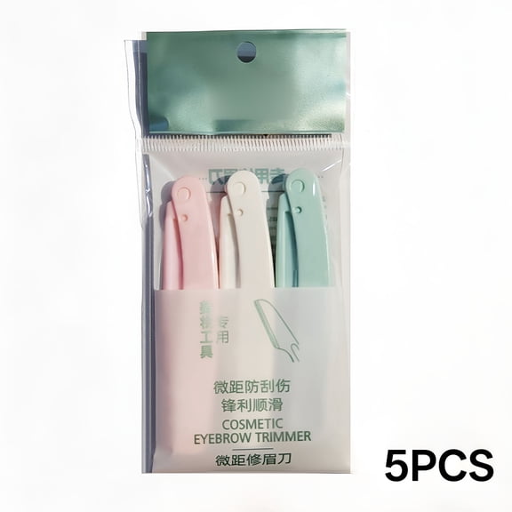 EXLEAF Eyebrow Razors for Women, 15 Pcs Safe Dermaplane Razor, Dermaplaning Tool for Face, Foldable Eyebrow Razor for Women and Men That Helps Smooth the Skin, 3 Colors