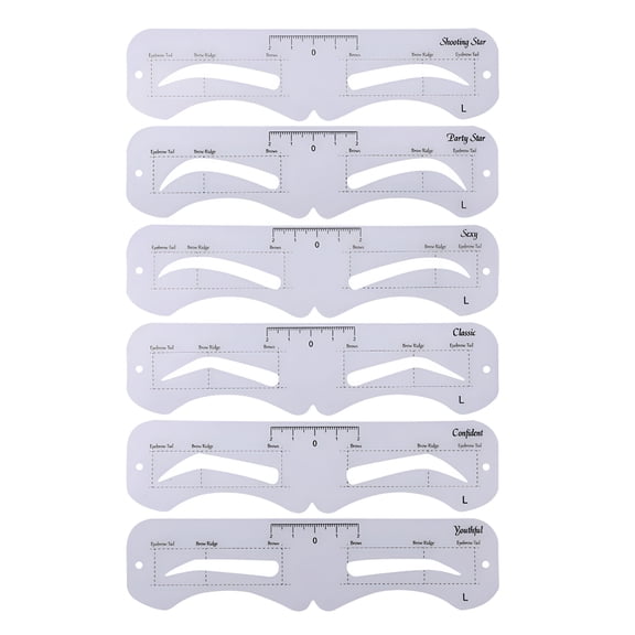 EXLEAF Eyebrow Stencils Multiple Styles Eyebrow Stencil Beginner Friendly Convenient And Fast Eye Brow Stencils for Women