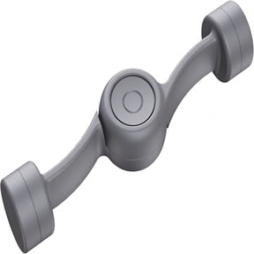 EXLEAF Front Load Washer Door Prop,Washing Machine Door Prop Open to Prevent Odors with 3 Adhesive Metal Catch,Door Holder to Keep Door Open(Grey)