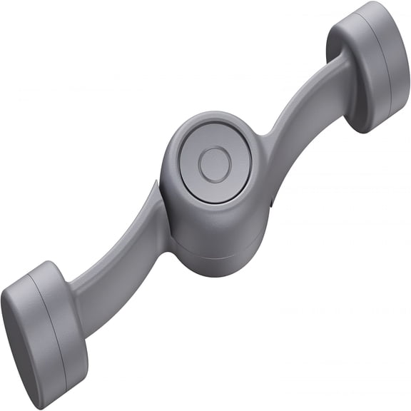 EXLEAF Front Load Washer Door Prop,Washing Machine Door Prop Open to Prevent Odors with 3 Adhesive Metal Catch,Door Holder to Keep Door Open(Grey)