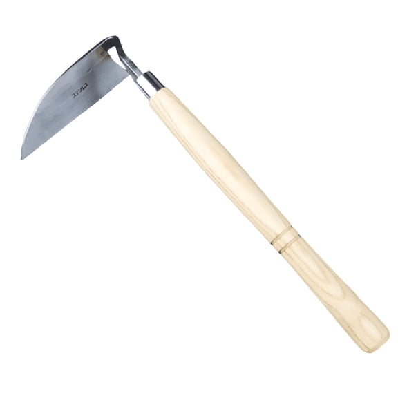 EXLEAF Gardening Tools,Japanese Weeding Sickle,Stainless Steel Garden Hoe Very Sharp Edge Gardening Hand Weeding Tools