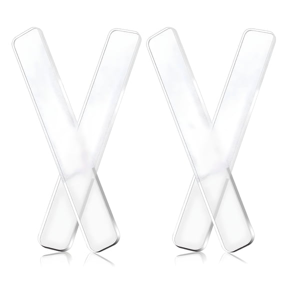 EXLEAF Glass Nail Shiner - Nano Glass Nail Files Crystal Nail Buffer Shine Polisher for Natural Fingernails Toenails