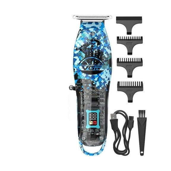 EXLEAF Hair Clippers for Men Professional Beard Trimmers for Men Cordless Zero Gap Hair Trimmer for Men Home Haircut,Rechargeable T Edger Clippers for Men (Blue)