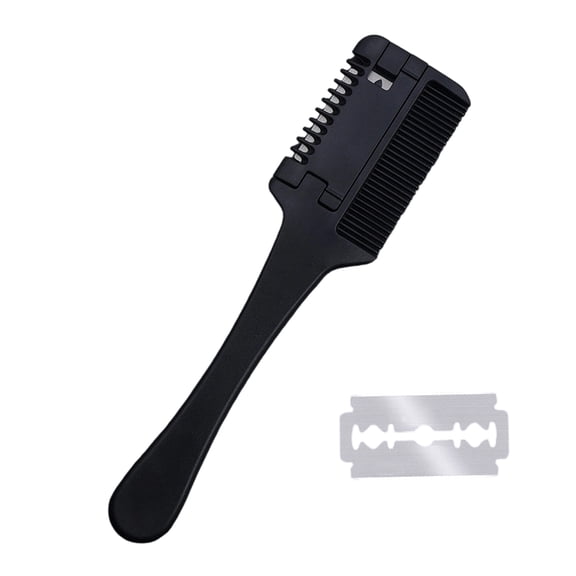 EXLEAF Hair Razor Combs for Hair Cutting,Removable Razor Hair Cutting Comb Hair Cutter Thinner Trimmer Razor Comb for Men Women Thinning Styling Trimming Comb Home&Barber Use (1 Pc)
