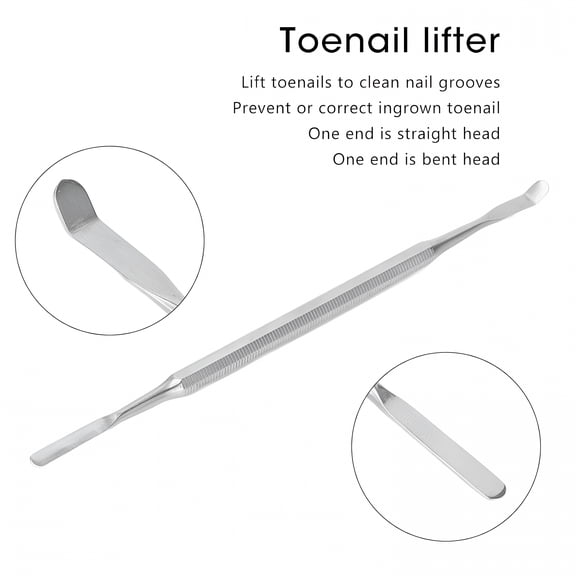 EXLEAF Ingrown Toenail Tool KitNail File and Lifter SetProfessional GradeStainless