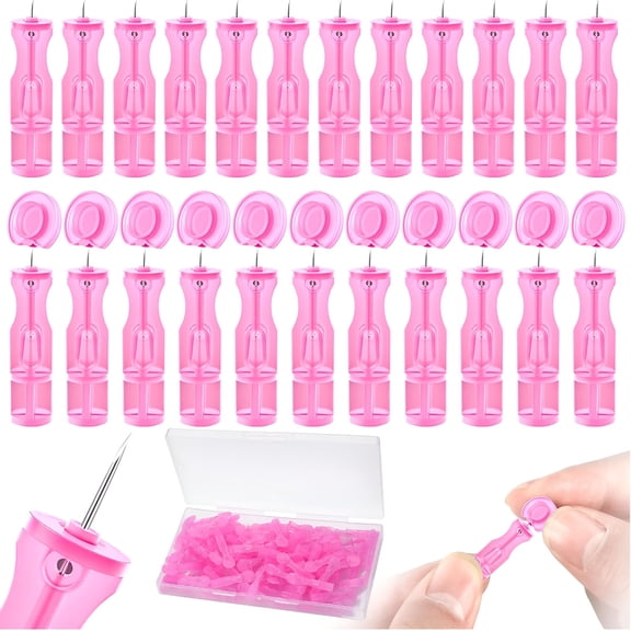 EXLEAF Lancets for Facial Extraction,100Pcs Disposable Acne Lancet Blemish and Blackhead Removal Tools for Clear Skin