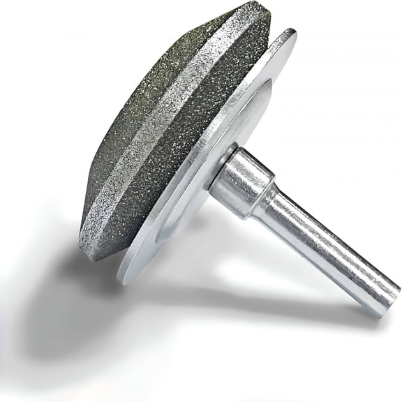 EXLEAF Lawn Mower Blade Sharpener,120 Grit,All-Metal Construction,For Any Power Hand Drill