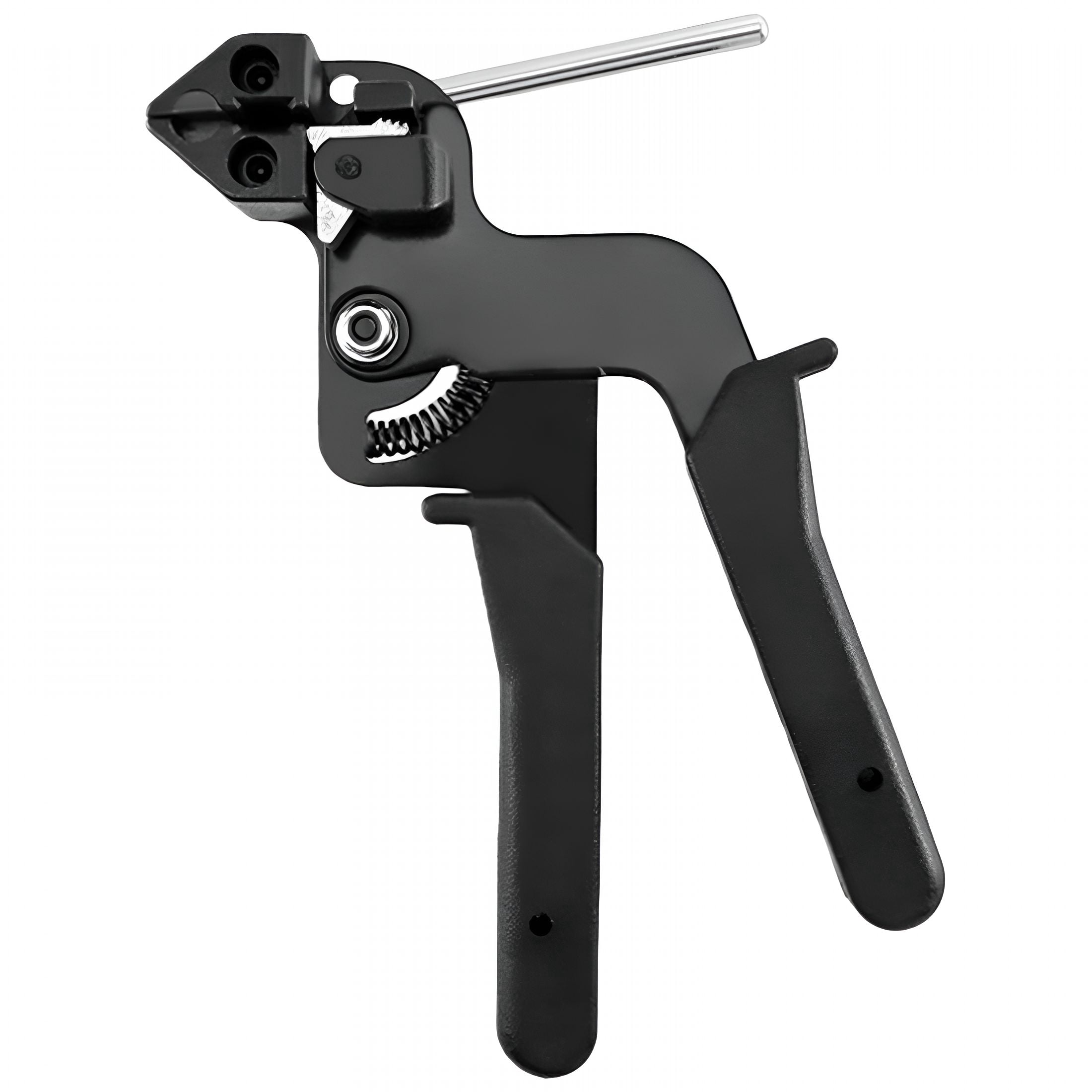 EXLEAF Metal Zip Tie Tool, Zip Tie Gun - Heavy Steel Cable Tie Tool, Stainless Steel Zip Tie Gun, Metal Tie Wrap Gun Kit, Duty Outdoor Adjustable Fastening Cutting Tie Tool