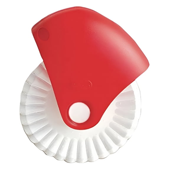 EXLEAF Multi-Functional Manual Pie Crust and Dough Cutter, Perfect Edge Pastry Wheel, for Pie Baking, Pastry Making, Pizza Dough, Home Kitchen Use.