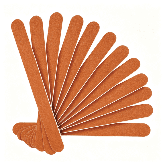 EXLEAF Nail File Large Emery Boards for Nails, 180 Grit Nail Files for Natural Nails, Thin Emory Nail File Pack Manicure Tool for Home Use 12Pcs Nail File