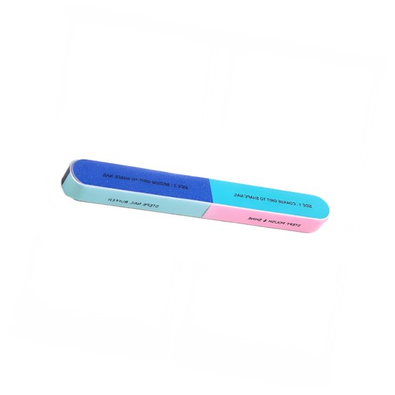 EXLEAF Nail Files for Natural Nails Nail Buffering Files Professional Manicure Tools Natural Emery Boards, Colorful