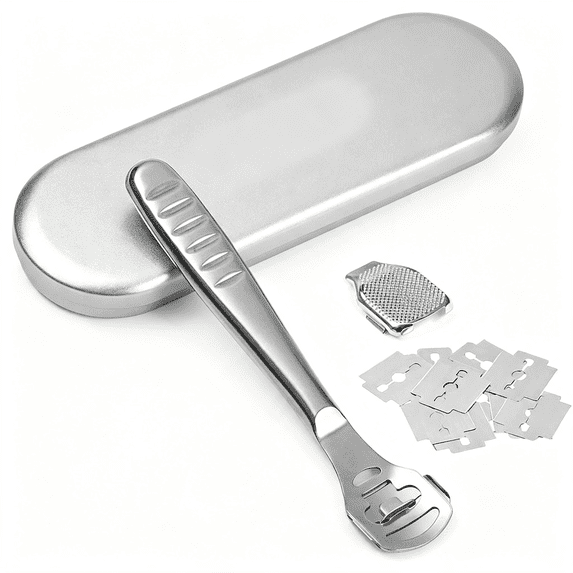 EXLEAF Pedicure Callus Shaver Foot File Care Hard Skin Remover Sets ...