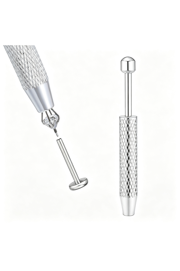 Piercing Taper Ball Grabber Tool for Changing Jewelry-14G 16G 18G 20G Threadless/Internal Thread/External Thread Stretching Kit for Ear/Nose/Navel/Nipple/Lip/Eyebrow/Tongue