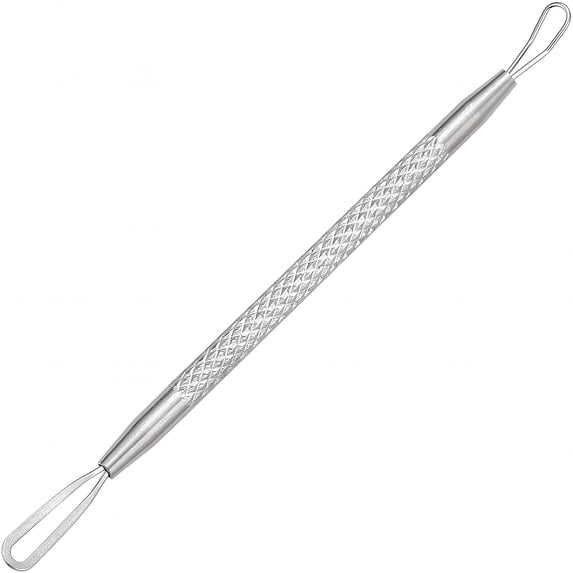 EXLEAF Professional Blackhead and Blemish Remover - Pimple Comedone Removal 2-In-1 Extractor Tool