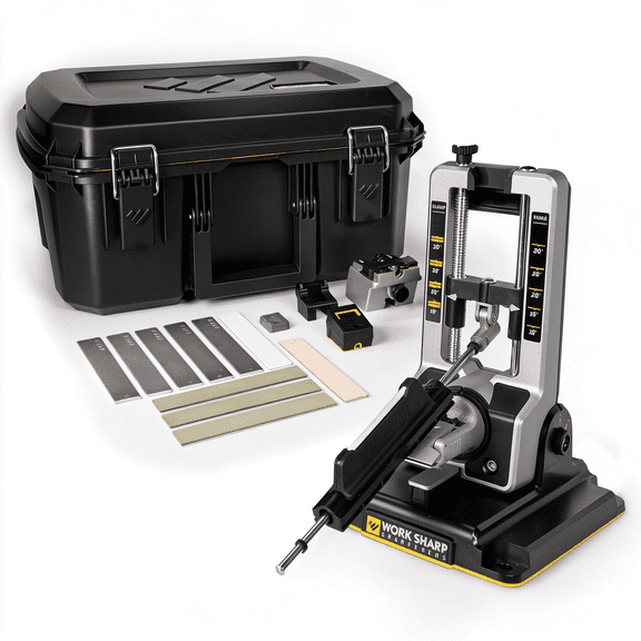 EXLEAF Professional Precision Adjust Elite Knife Sharpener Kit-Complete Sharpening System for Kitchen,Pocket&Hunting Knives-Premium Angle-Guided Sharpening