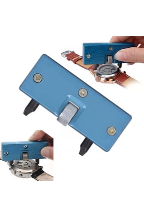 Professional Watch Back Remover Tool, Metal Adjustable Watch Back Case Opener Closer Remover Repair Screw Wrench Repair Kit Watchmaker Holder Tool