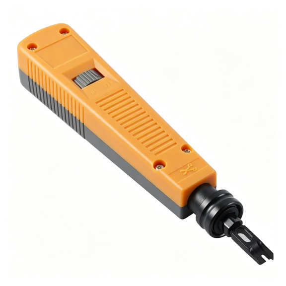 EXLEAF Punch Down Impact Tool Kit with 110 Blade Type for Ethernet Punch Down Block Keystone Jack&Network Wire Cable Repair,Network Wire Cable Repair