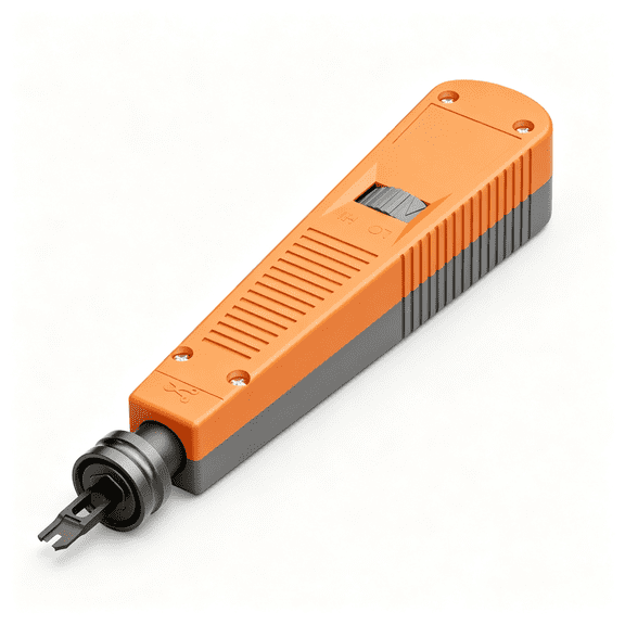 EXLEAF Punch Down Tool with 110 Blade Type for Ethernet Punch Down Block Keystone Jack&Network Wire Cable Repair Punch Down Tool
