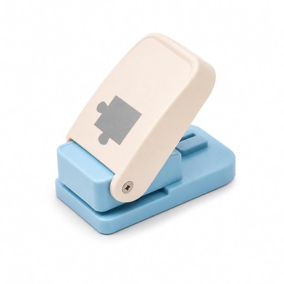 EXLEAF Puzzle Piece Cutter,1X1" Mini Puzzle Maker,Portable Diy Punching Machine for Personalized Jigsaw Puzzles from Photos,Craft Tool Handy Puzzle Cutter