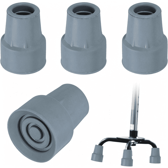 EXLEAF Quad Cane Tips, Walking Cane Accessories, Walking Cane Base
