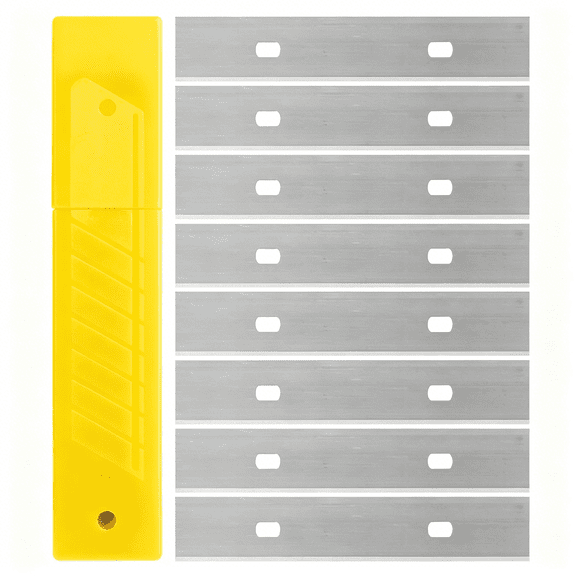 EXLEAF Replacement Scraper Blades,4 Inch,10 Pcs,Scraper Blades,Floor Scrapper Blade,Replacement Razor Blades,Carbon Steel Razor Blades,Paint Scraper Blades,4 Inch Scraper Blades
