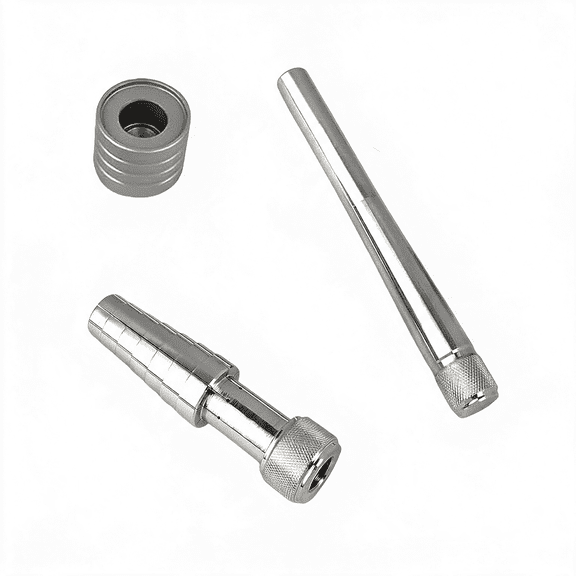 EXLEAF Ring Stretcher with Mandrel and Expander,Ring Stretcher Tool for Ring Sizes 6-10,Wedding Band Ring Expander,Ring Resizer for Home,Professional Use (Silver)