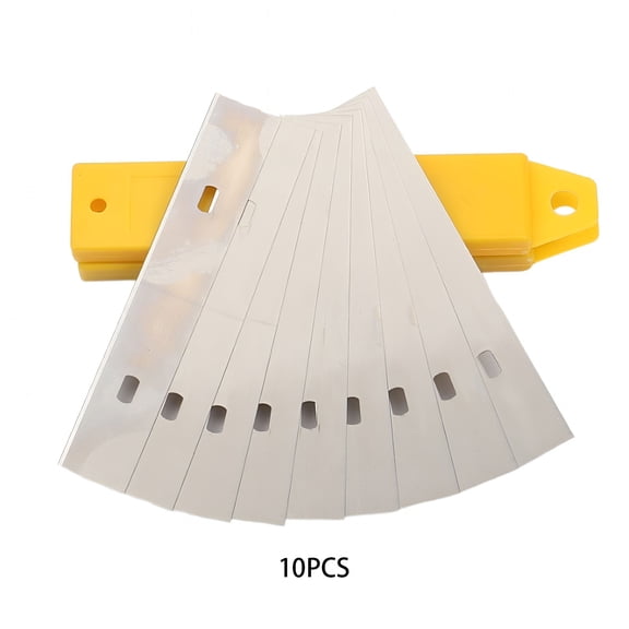 EXLEAF Scraper Blade 4 inch 100pcs Replacement Razor Blades for Cleaning Glass Wall Windows Stove