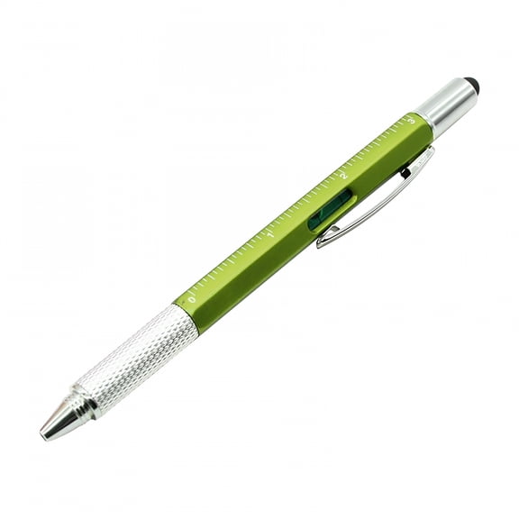 EXLEAF Screwdriver Tool Pen with Caliper 6-In-1 Multifunctional Pen, Level, Scale and Stylus, Ultimate Gadget Gift for Men and Women, Aluminum Multi-Tool for Home, Office, Diy