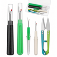 thumbnail image 1 of EXLEAF Seam Rippers for Sewing, 2 Big and 2 Small Stitch Remover Tools, Thread Ripper with Thread Snips for Sewing and Diy Craft, Multi-Functional Seam Ripper, 1 of 7