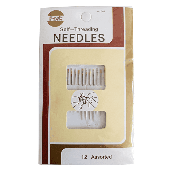EXLEAF Self-Threading Embroidery Needles, Large Eye Hand Sewing