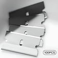 thumbnail image 1 of EXLEAF Single Edge Razor Blades,100 Pack,Black,Razor Blades Single Edge Blades, 1 of 7