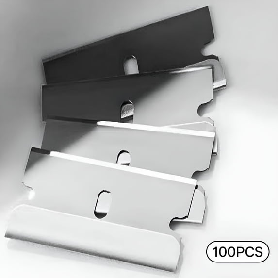 EXLEAF Single Edge Razor Blades,100 Pack,Black,Razor Blades Single Edge Blades