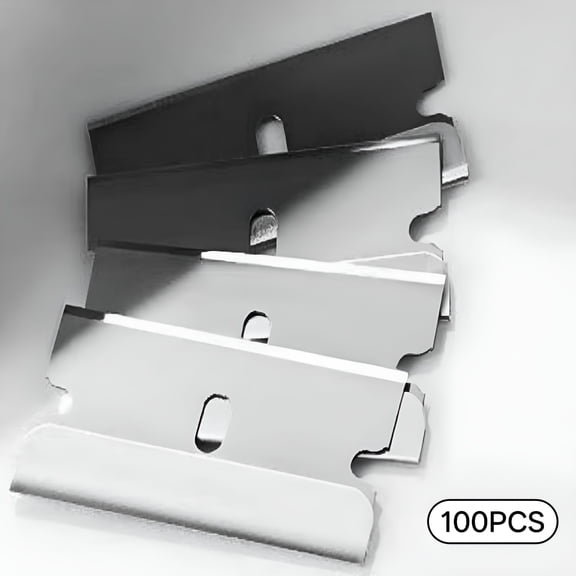 EXLEAF Single Edge Razor Blades,100 Pack,Black,Razor Blades Single Edge Blades