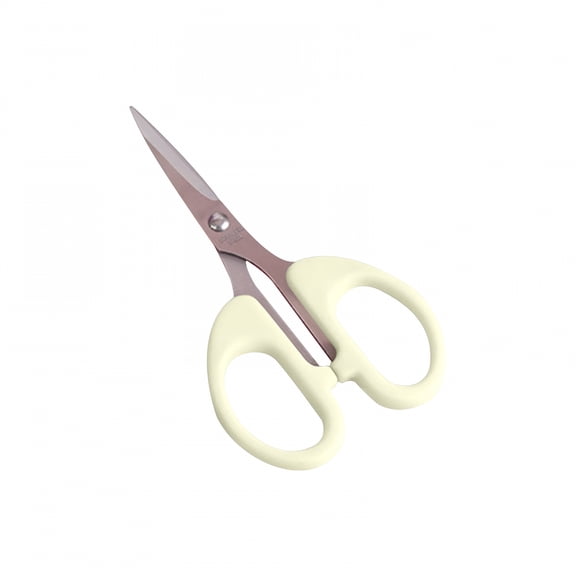 EXLEAF Small Craft Scissors,4.72 Inch Detail Scissors,Embroidery Scissors with Sharp Stainless Steel Blade and Double Loop Handle,Handled Arts Crafts Scissors for Sewing,Craft,Paper,Fabric,Green