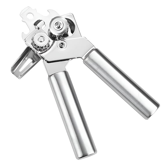 EXLEAF Stainless Steel Can Opener Household Ergonomic Can and Bottle Easy Opener Ez Duz It Can Opener