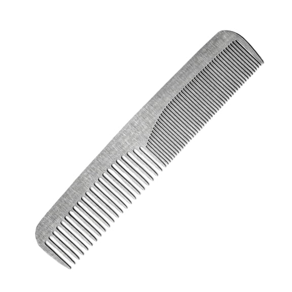 EXLEAF Stainless Steel Comb,Barber Grooming Comb for Man,Travel Size,5In Beard Comb